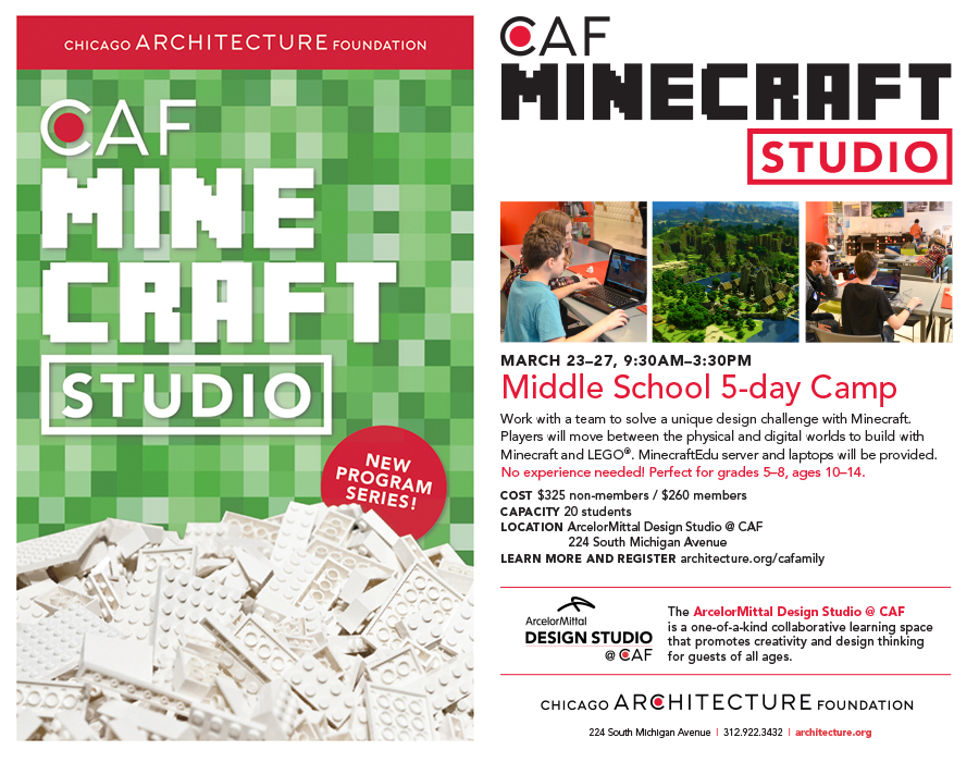 Chicago Architecture Foundation Minecraft Studio